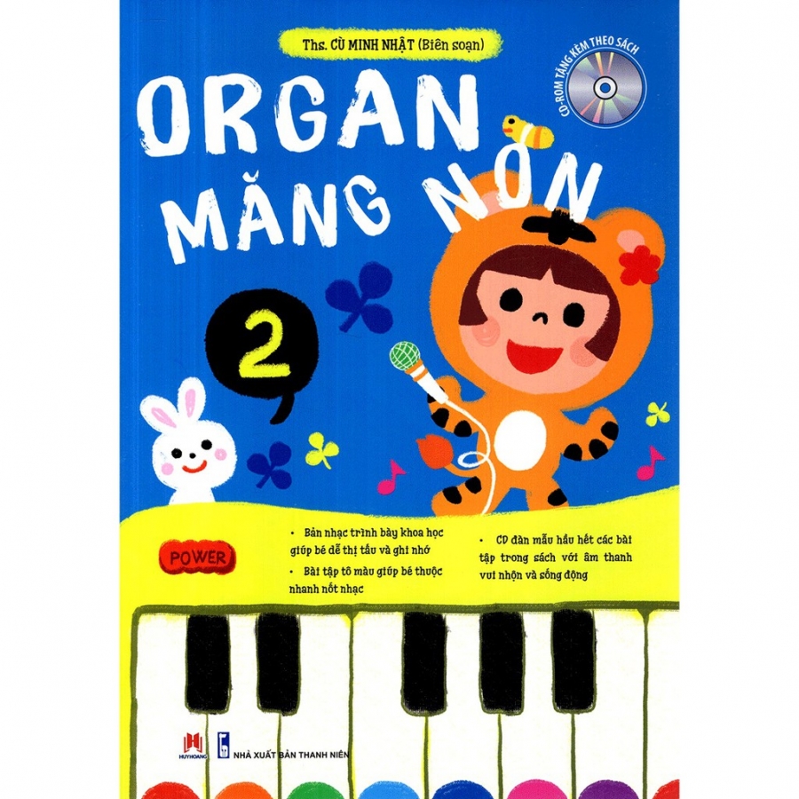 Bìa sách đầy màu sắc của Organ măng non