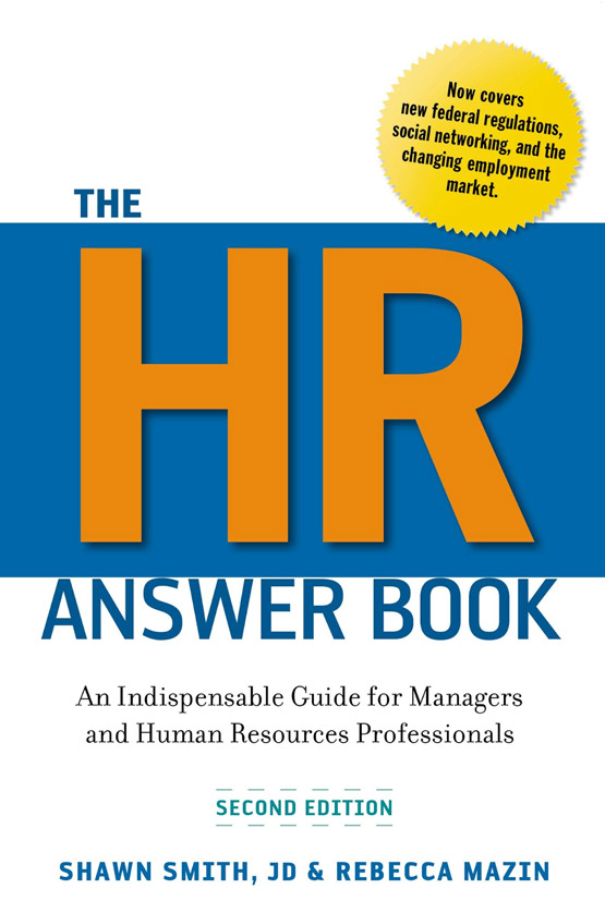 “HR Answer Book” - Shawn Smith và Rebecca Mazin - Cẩm nang giải đáp mọi câu hỏi