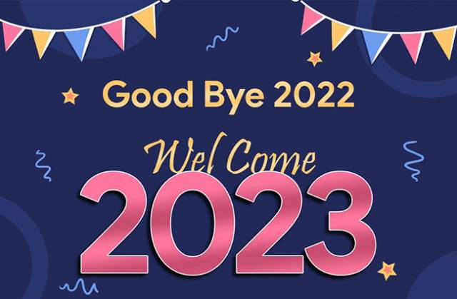Chào tạm biệt năm 2022, đón chào năm mới 2023